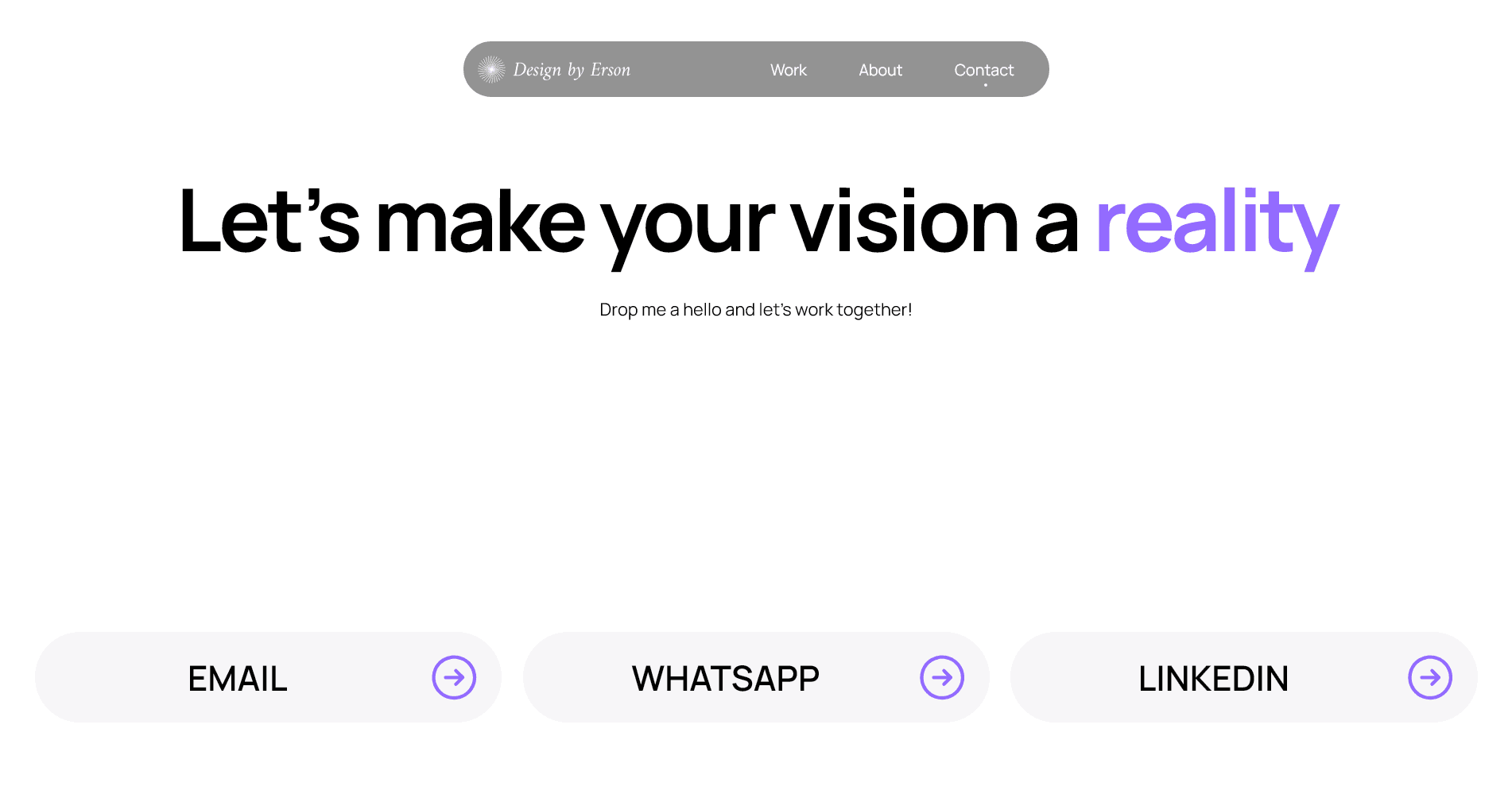 Design by Erson Ui Contact Page